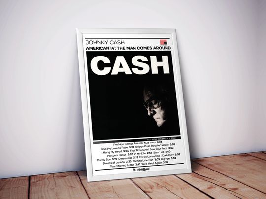 Discover Johnny Cash Poster | American IV: The Man Comes Around Poster
