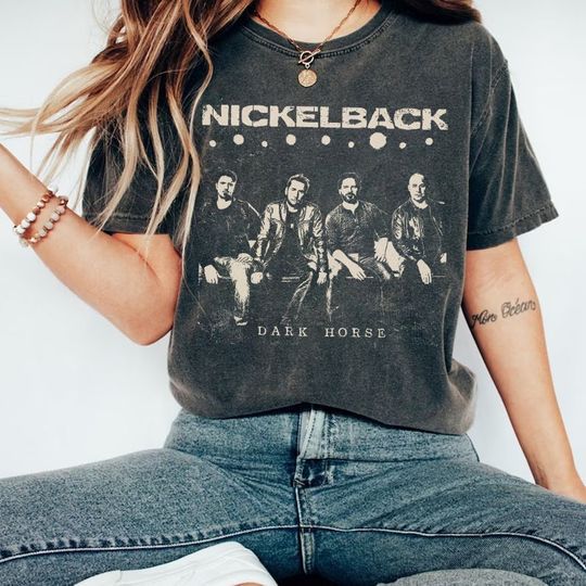 Discover Vintage Nickleback Band Shirt, Nickleback Get Rollin Album 2023 Tee