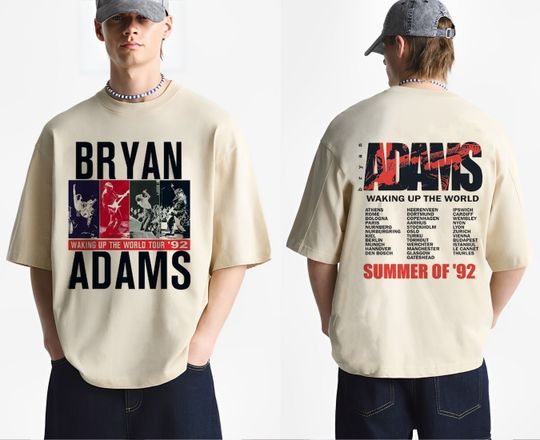 Discover Bryan Adams Tour 2023 T-Shirt, So Happy Hurts Tour Shirt