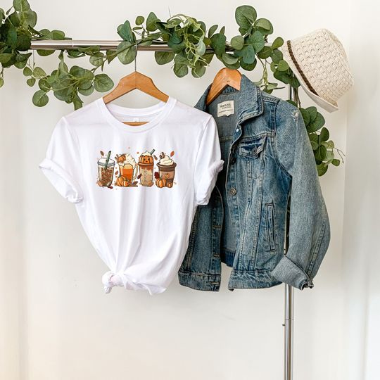 Discover Pumpkin Spice Latte, Fall Coffee Shirt, Pumpkin Spice Tee, Thanksgiving Shirt, Cute Fall Shirt