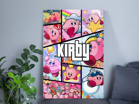 Discover Cute Kirby Video Game Poster for Fans