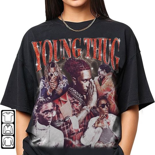 Discover Young Thug Merch Logo T-shirt - Barter 6 & Jeffery Hits Tour Shirt