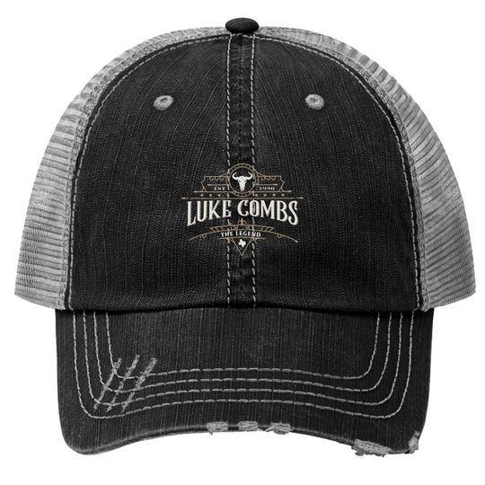 Discover Lukee Comb Merch Trucker Hat - Vintage