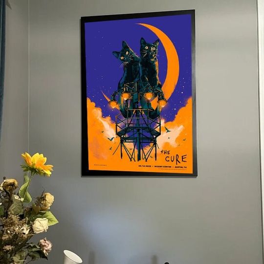 Discover The Cure Austin May 14, 2023 Second Edition Poster