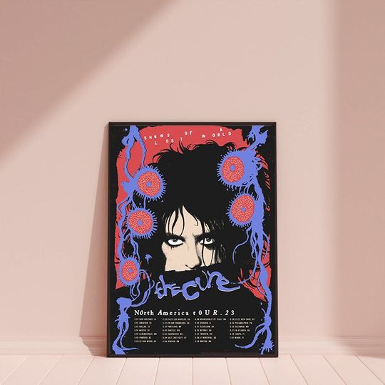Discover The Cure Shows of a Lost World Tour 2023 Poster