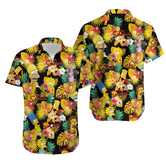 Discover Family Beach Trip Aloha Simpsons Shirt