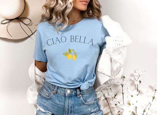 Discover Ciao Bella Cute Lemon T-Shirt
