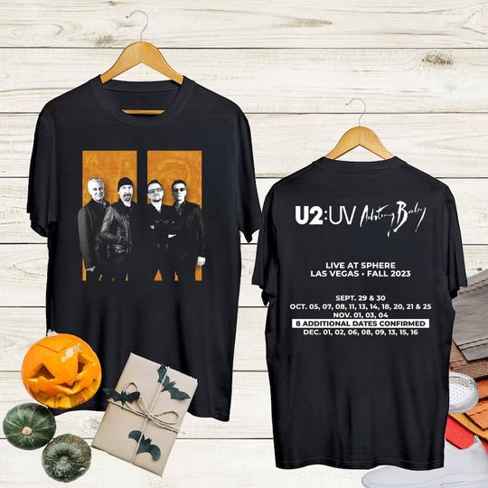 Discover U2 Band Achtung Baby Live At Sphere 2023 Tour Shirt, Classic Rock U2 Shirt