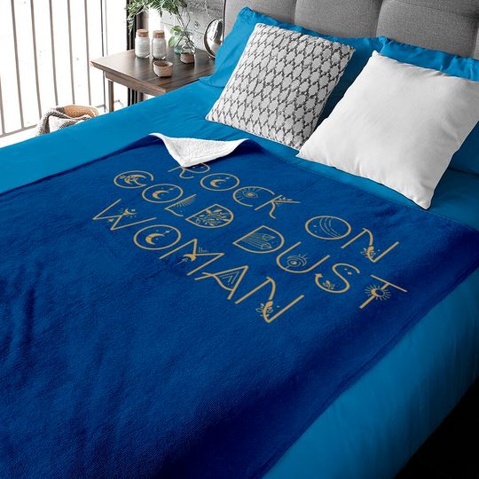 Discover Rock on Gold Dust Woman Festival Baby Blankets, workout concert Baby Blankets