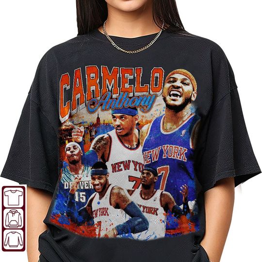 Discover Carmelo Anthony 90s Vintage, Carmelo Anthony Bootleg Shirt