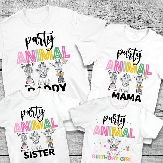Discover Family Zoo Birthday Party Shirt