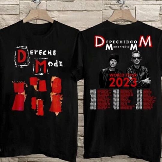 Discover Depeche Mode World Tour 2023 Shirt, Depeche Mode Band Shirt, 2023 Rock Tour Shirt
