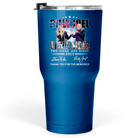 Discover Two Icons One Night Billy Joel Stevie Nick Tour Tumblers 30 oz