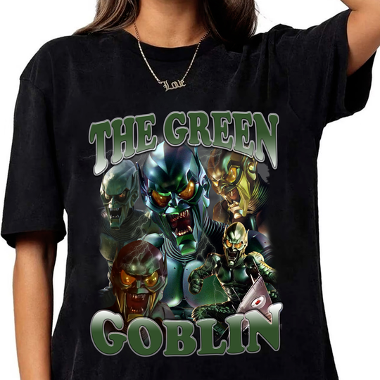 Discover Green Goblin Shirt Vintage Green Goblin T-Shirt