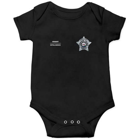 Discover Chicago Pd Sergeant Hank Voight Intelligence Badge Vestt Onesies