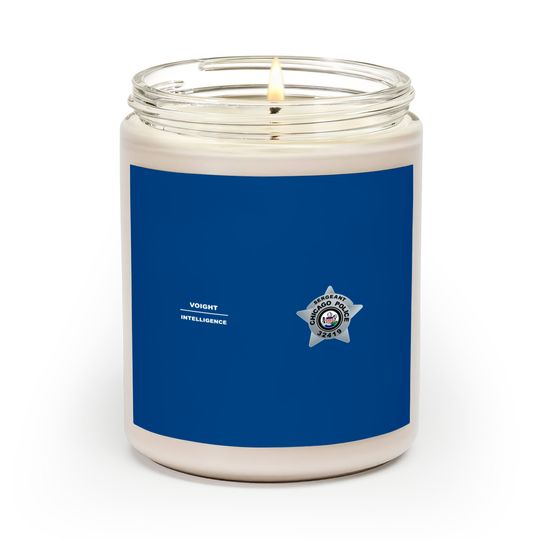 Discover Chicago Pd Sergeant Hank Voight Intelligence Badge Vestt Scented Candles