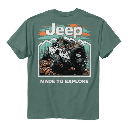 Discover Jeep Off Road T shirt