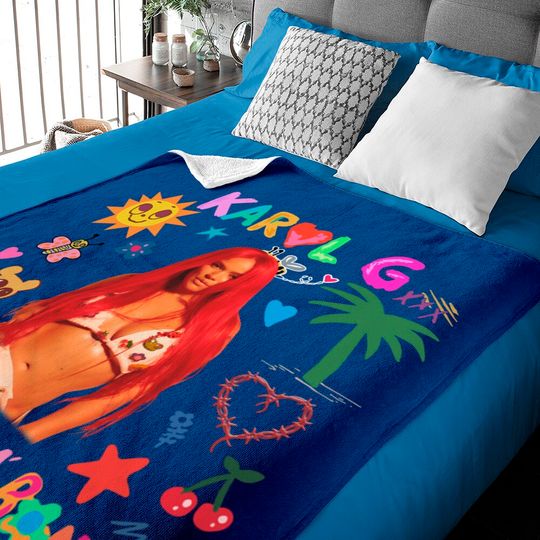 Discover Karol G New Album Cover 2023 Baby Blankets, Manana Sera Bonito Album Shir