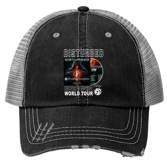 Discover Disturbed Music Trucker Hats, Vintage Disturbed Take Back Your Life Tour 2023 Trucker Hats