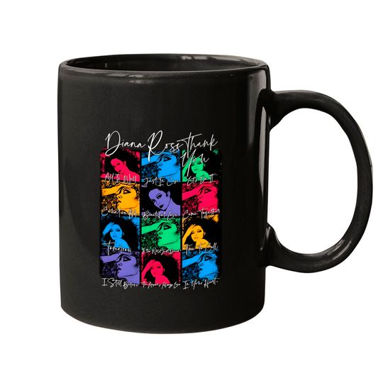 Discover Diana Ross Thank You U.S Tour Event Mugs - Vintage Diana Ross Singer Tour US Thank You Mugs