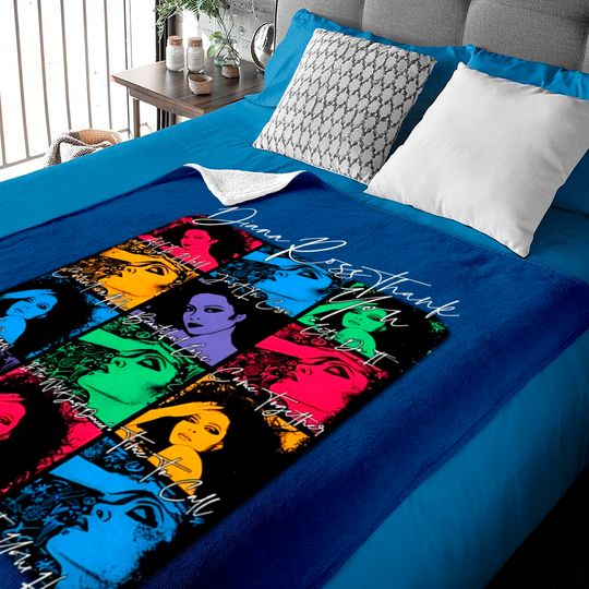 Discover Diana Ross Thank You U.S Tour Event Baby Blankets - Vintage Diana Ross Singer Tour US Thank You Baby Blankets