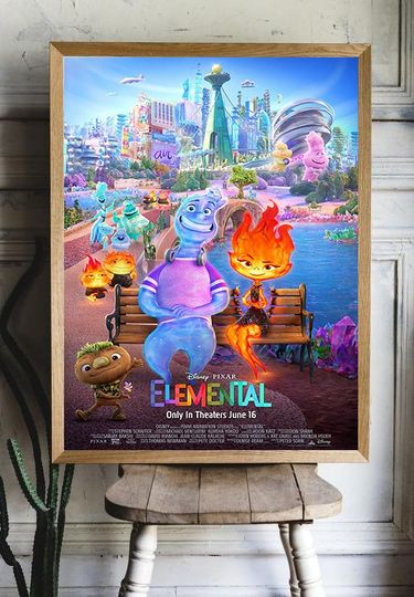 Discover Elemental Poster, Movie Poster, Elemental Movie Poster Wall