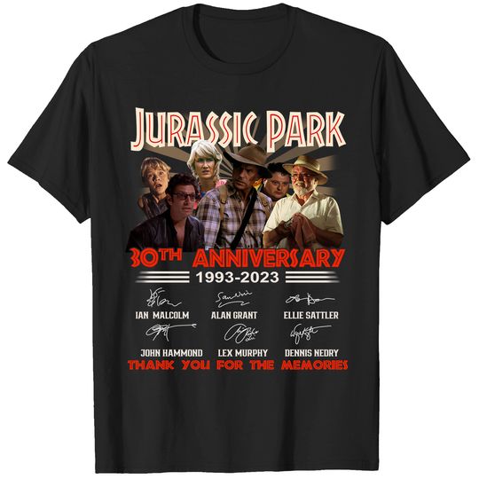 Discover Jurassic Park 30th Anniversary Shirt - Movie Merchandise