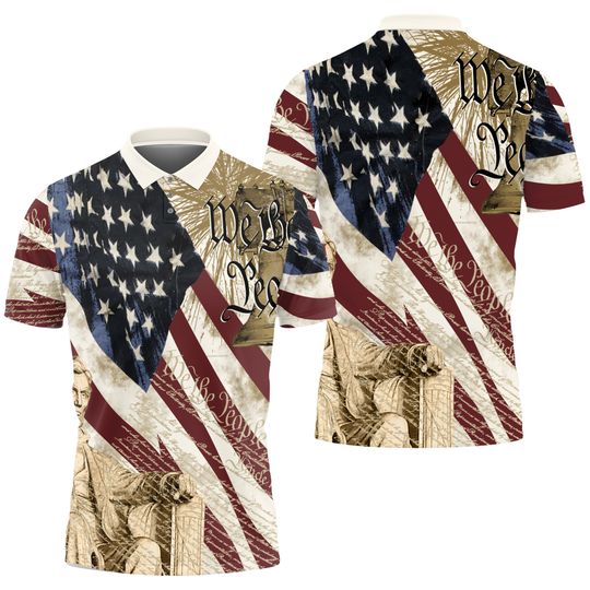 Discover We the People Patriotic Polo Shirt