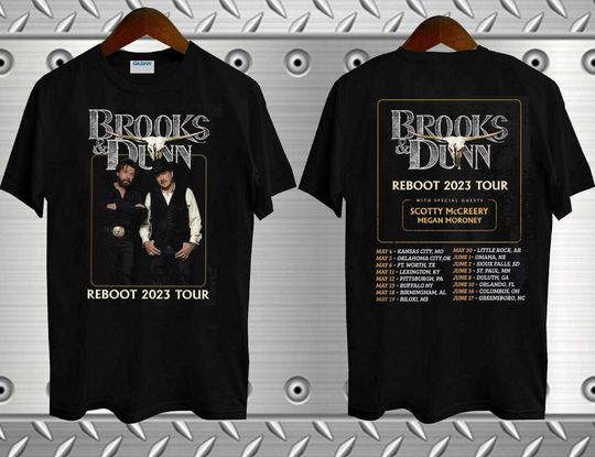 Discover Brooks & Dunn Reboot 2023 Tour T-Shirt, Brooks and Dunn Tour Concert 2023 Shirt