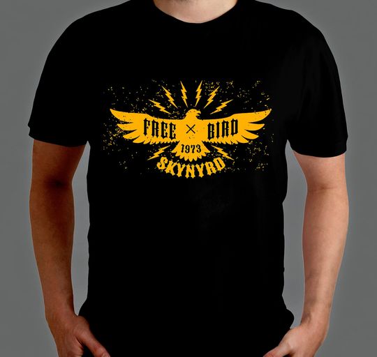 Discover Free Bird 1973 T-Shirt, Eagle Shirt, Lynyrd Skynyrd Tee