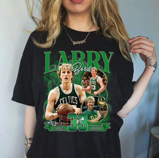 Discover Larry Bird Vintage Shirt - Iconic Basketball Tribute