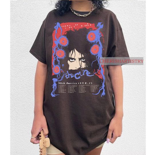 Discover 2023 The Cure Tour Shirt, The Cure Show Of A Lost World US Tour 2023 Tshirt
