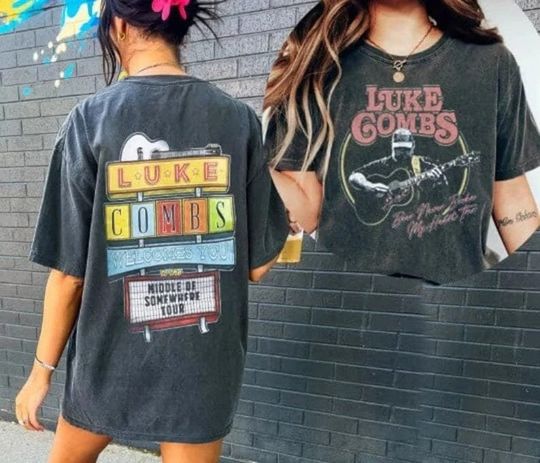 Discover Lukee Comb Guitar T-Shirt - Music Lovers Edition