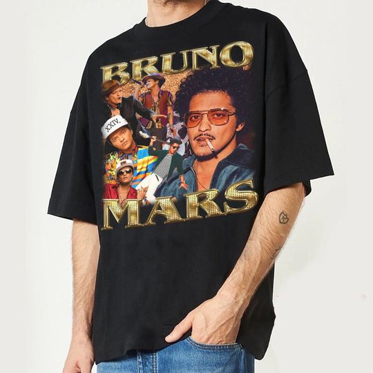 Discover Bruno Mars World Tour 2023 Unisex T-shirt, World Tour 2023 Shirt