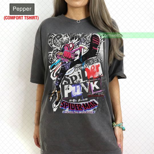 Discover Spider Punk Across the Spider Verse Shirt