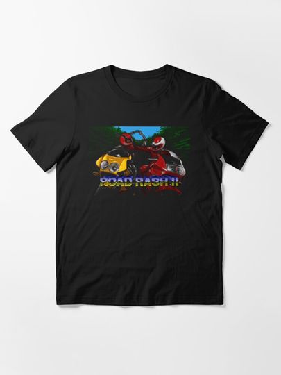 Discover Road Rash 2 (Genesis Title Screen) | Essential T-Shirt