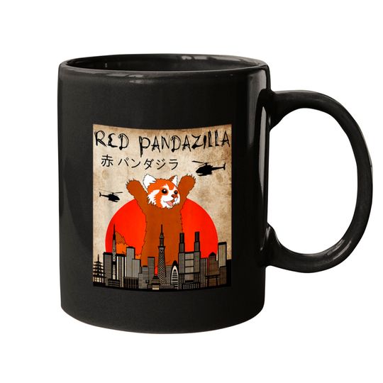 Discover for Red Panda lover Red Pandazilla 3117 Mugs