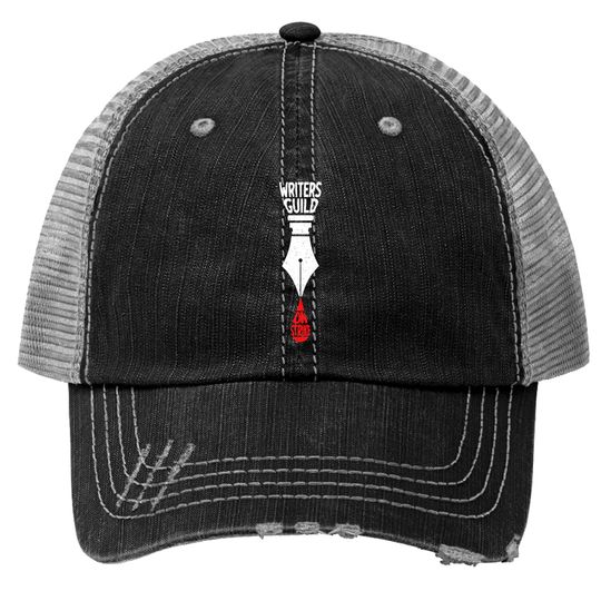 Discover Writers Guild On Strike Trucker Hat