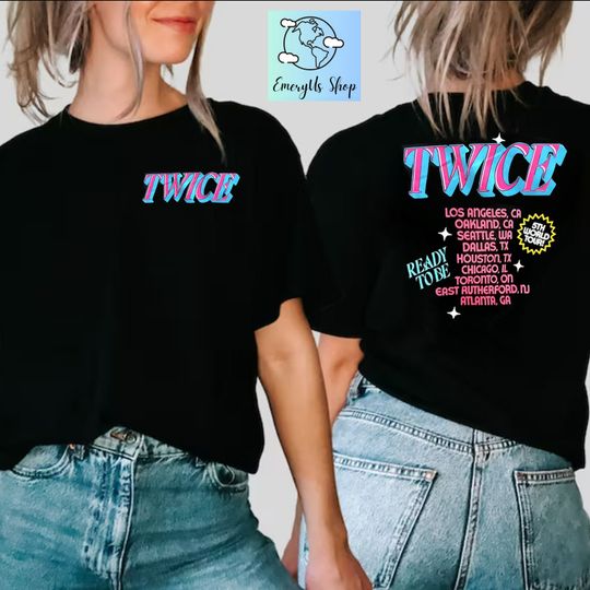 Discover Twice 2-Sided Ready To Be Tour Shirt