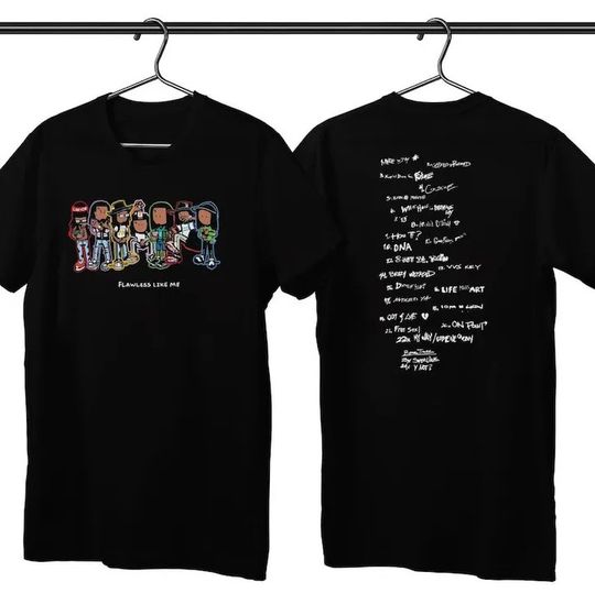 Discover Lucki US Tour 2023 2 SIDES Shirt, Flawless Like Me Tour 2023 Shirt