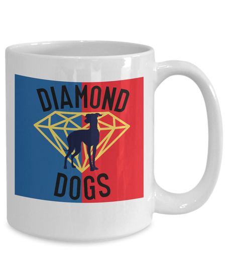 Discover Diamond Dogs Coffee Mug, Lasso Inspired Coffee Mug, Diamond Dogs Mount Up, Roy Kent