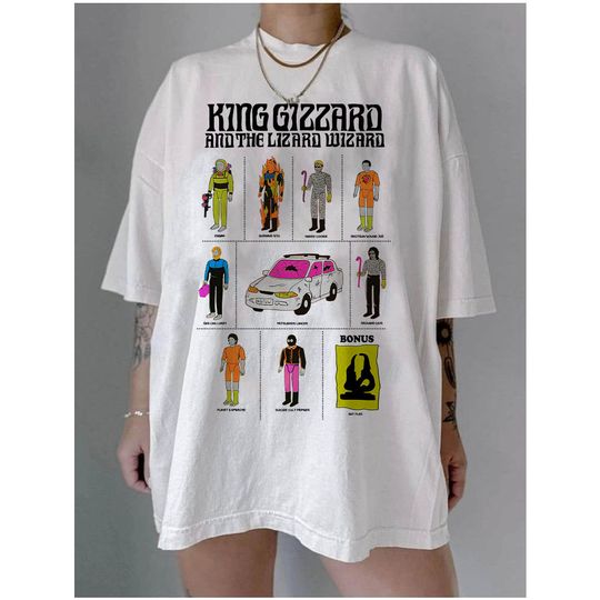 Discover King Gizzard and the Lizard Wizard Shirt, Vintage King Gizzard And The Lizard Wizard T-Shirt
