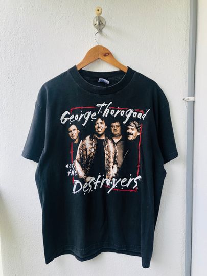 Discover Thorogood and The Destroyers American Blues Rock Band T-Shirt