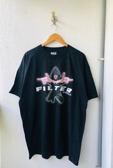Discover Vintage Original 00s Filter  The Amalgamut Industrial Music Band T-Shirt