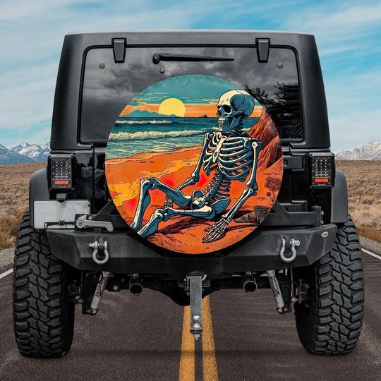 Discover Spare Tire Cover Beach Day, Summer