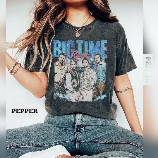 Discover Big Time Rush Band Shirt, 2023 Can't Get Enough Tour Shirt