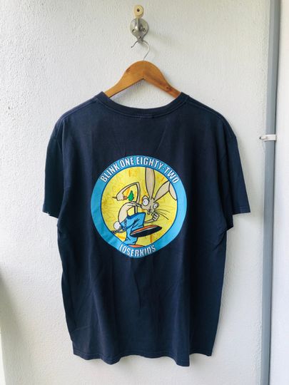 Discover Vintage Original 90s Blink 183  Looser Kids 1999 American Punk Tock Music Band T-Shirt