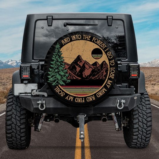 Discover The Mountains Are Calling And I Must Go Spare Tire Cover