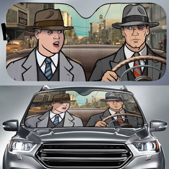 Discover Archer Car Sun Shade Archer TV Series Car Sun Shade