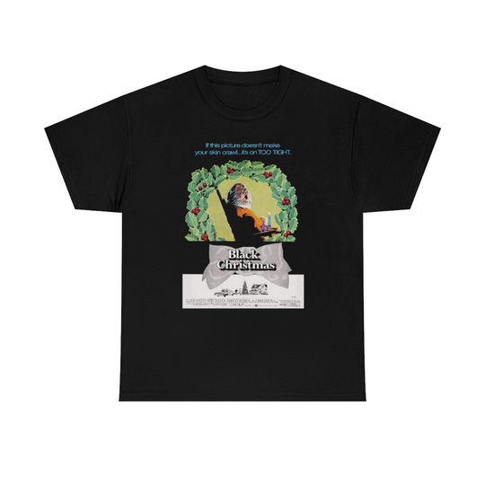 Discover Black Christmas Horror Movie Poster Shirt